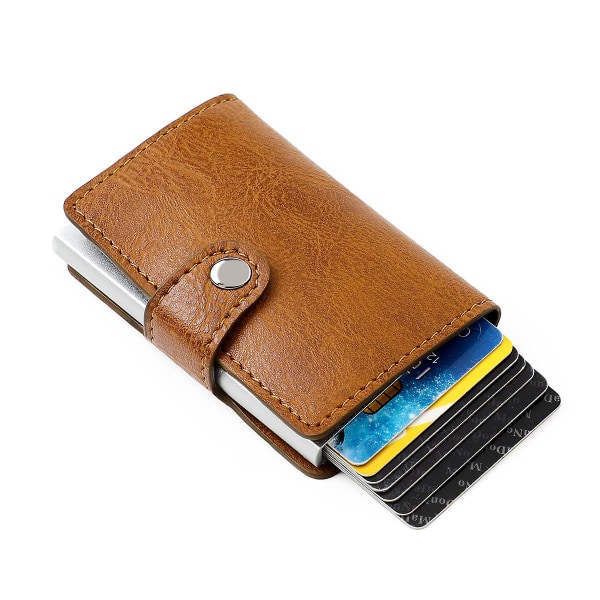 Plånbok - Rfid/nfc blockerande korthållare Pop Up-plånböcker - Smal lätt med kontaktlöst skydd Säkerhet