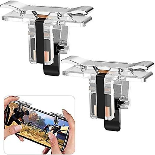 Pubg Mobile Game Controllers, 2-pack telefonspelsknapp, pubg Phone Triggers of Shooter Sensitive Controlling Joysticks Rikta och avfyra triggernycklar för puben