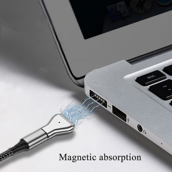 Usb C Adapter Type C til Magsafe 2 Adapter til Macbook Charger Converter (én størrelse, billedfarve)