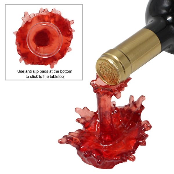 Hartsmaterial Tilt vinställ Personlig vinförvaringshållare för vardagsrummet