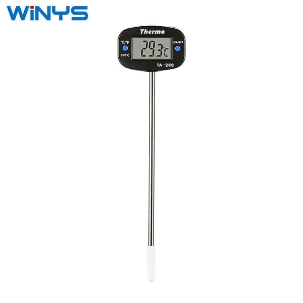 2st Ta288 Food Coffee Pencil Bbq Termometer Svart