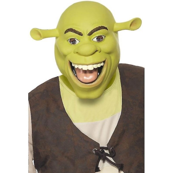 Shrek Latex Mask, One Size