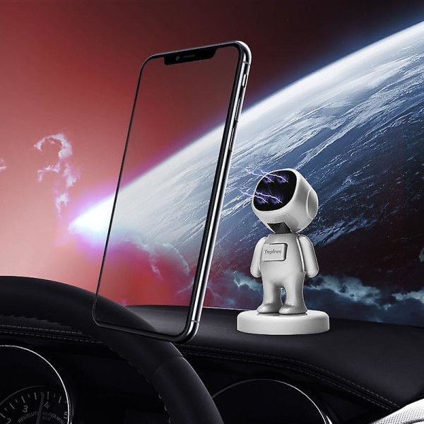 Topfree Astronaut Car Bracket Magnetic Adhesive Paste Navigation Car Phone Bracket
