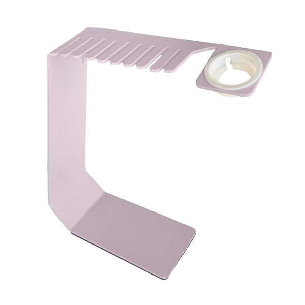 Watch Strap Bracket Strap Storage Bracket Charger Stand Stainless Steel Watch Band Holder Desktop Dock Watch Strap Charging Base Rack For Iwatch Pink