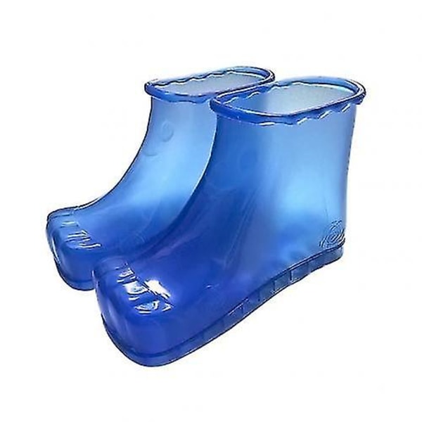 Kannettava jalkakylpyhierontakengät Jalkojen rentoutumistossut Acupoint Health Care Soveltuu jalkakylpyyn lievittää jalkakipuja (sininen)