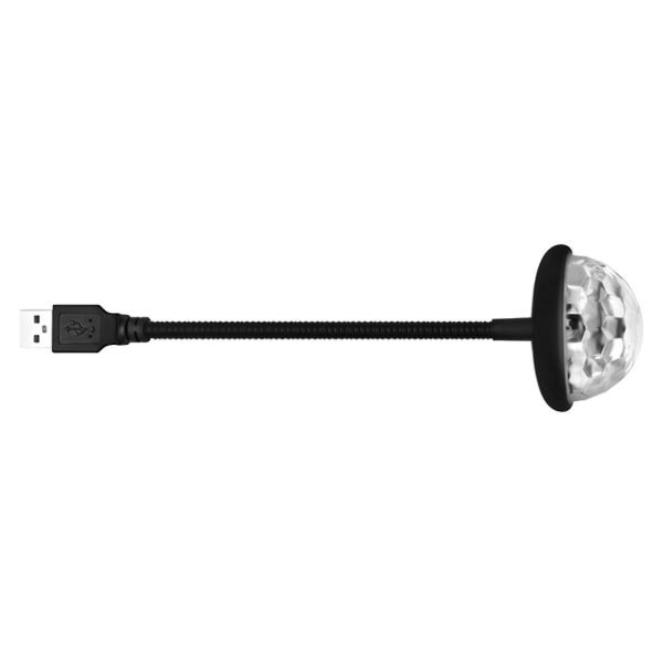 USB -juhlavalot Mini Disco Ball Led Small Magic Ball Dj Stage Light Värikäs (A1)