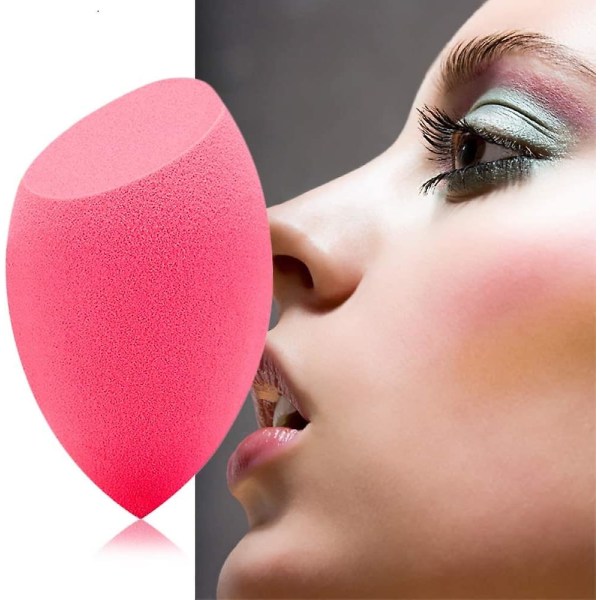 Makeup Sponge Puff Beauty Blender For Full Cover Foundation Concealer Smooth Cosmetic Powder Drop Fasad Make Up Blender Tool Flawless Beautyrose Red1p