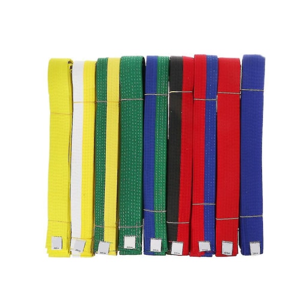 Professionelt Taekwondo Bælte Karate Judo Dobbelt Wrap Martial Arts Stripe Sportsbælte 1,8 m/2,8 m (280 cm, blå)