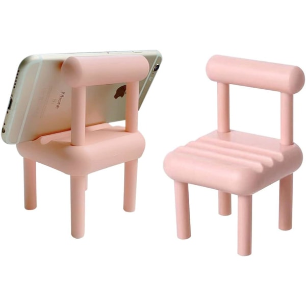 DIY Mini Chair Mobiltelefonställ, Candy Color Mobiltelefonhållare, Multi-angle Chair Form Bordstelefonfäste, Kompatibel med alla mobiltelefoner, Pp M