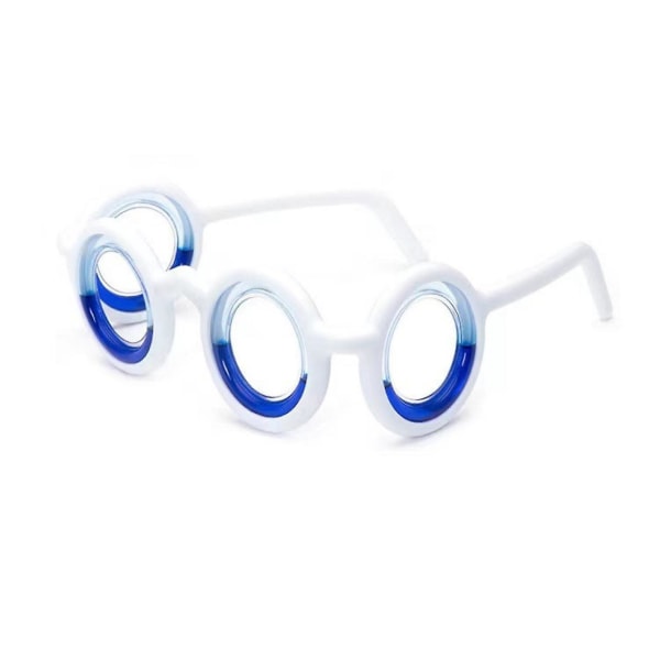 Vita smarta glasögon mot åksjuka, ultralätta bärbara glasögon mot illamående, minska luftsjuka, sjösjuka glasögon för sportresespel, S