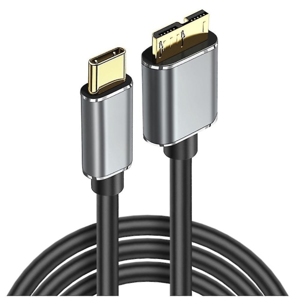 5gbps USB Typ C To -b 3.0 Kabel 3a Snabbladdning Kompatibel med bärbar hårddisk Smartphone -b Wire Co