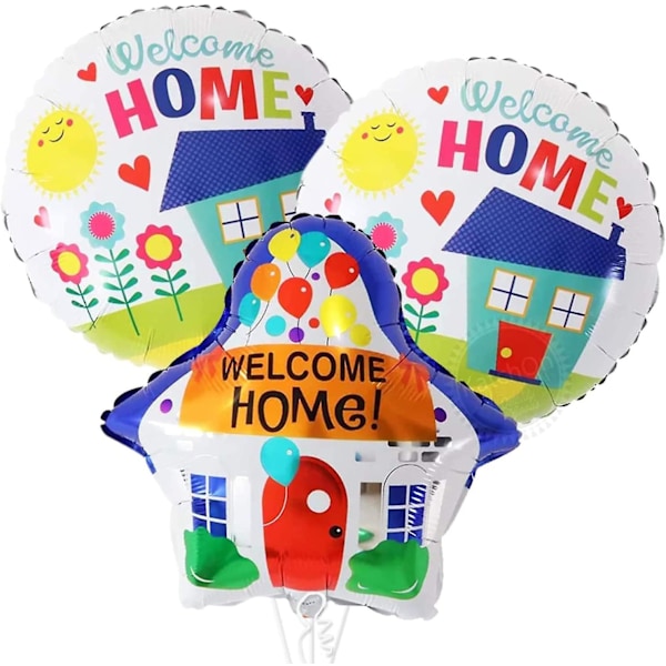 Other Garden Decorative Item 48 Cm Welcome Home Balloons With House-shaped Balloons | Welcome Home Military Decorations | Welcome  Home Decoratio