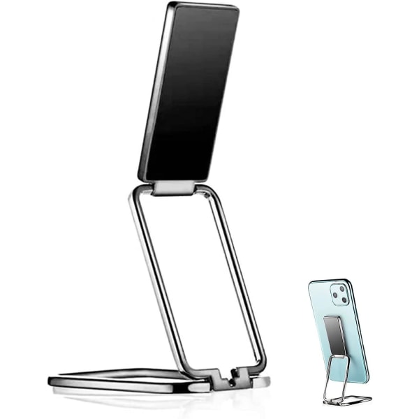Universal Skrivbordsringhållare Magnetisk Vikbar Smartphone Hållare Finger Stativ 360 Rotation Självhäftande Vikbar Smartphone Hållare Kompatibel Wit