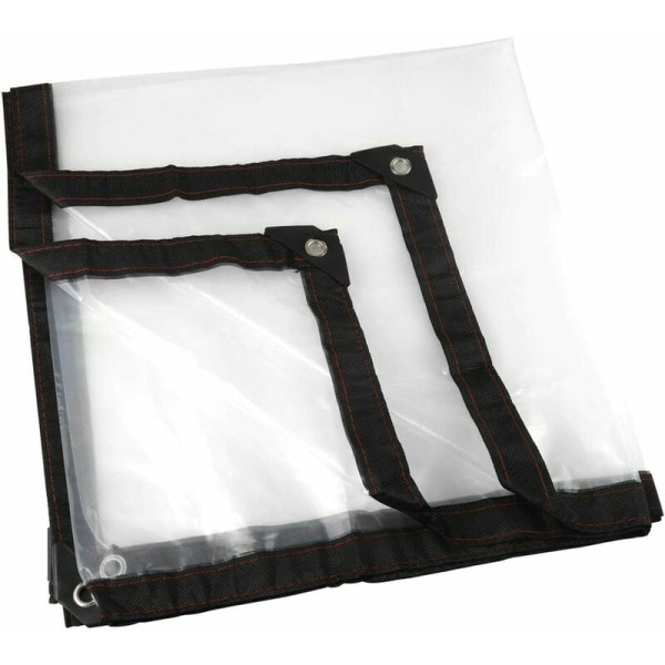 Transparent presenning, transparent presenning, vattentät, frostsäker, regntät, isoleringsfilm, kapell, PE- cover (2 x 2 m)