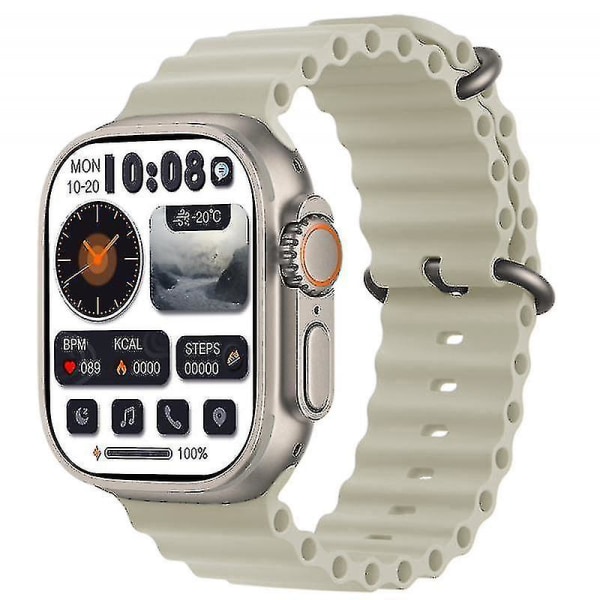 Hk8 Pro Max Ultra Smart Watch Uomo 49mm Amoled Screen Bussola Nfc Smartwatch colore4