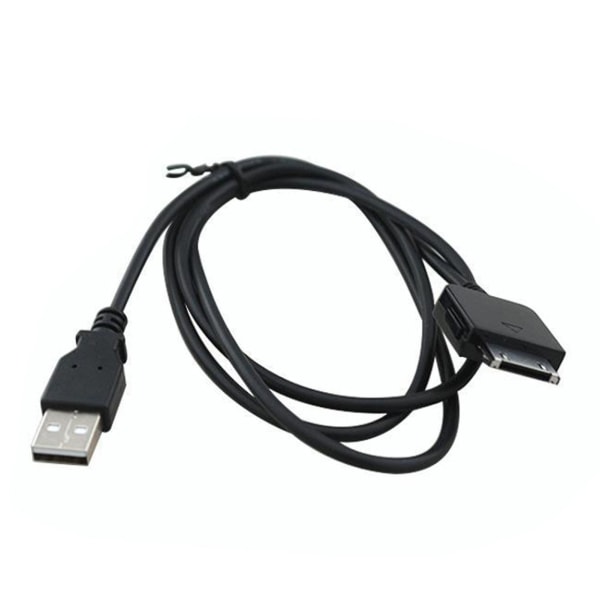 Last ned kabelstabil overføringsladekabel for Microsoft Zune/Zune2/ZuneHD-kompatibel MP3 MP4-spiller（Sort）
