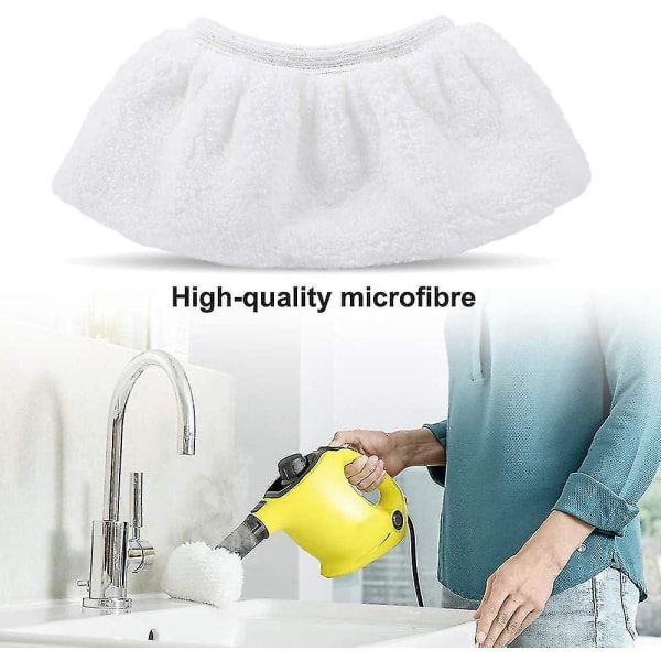 8 Microfiber Cloth Set For Steam Cleaner Hand Nozzle For Sc1 Sc2 Sc3