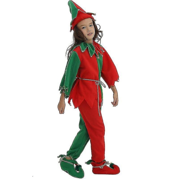 Kids Dress Up Costume Christmas Elf Kids Set