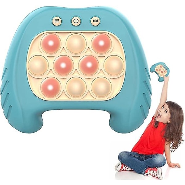 Push Bubble-sanselegetøj, Sensory Fidget Bubble-legetøj, Light Up Mode-spil, Stressrelief, Udfordringer, Pædagogiske spil, Børnegaver
