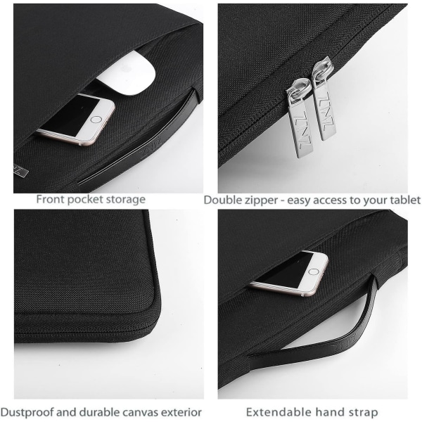 15 15,6 16 tums case för bärbar dator, handväska cover, fodral för bärbar dator Case Kompatibel 15"-16" för Macbook Pro 15 16, Hp Asus Dell Lenovo