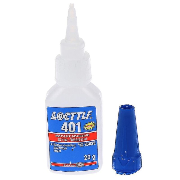 1 st 20 g Loctite 401 snabbhäftande flaska Starkare superlim multifunktionell (1 st, 401)