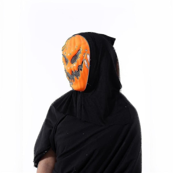 Halloween Pumpkin Ghost Party Mask Skræmmende Maske Mask Rekvisitter_c