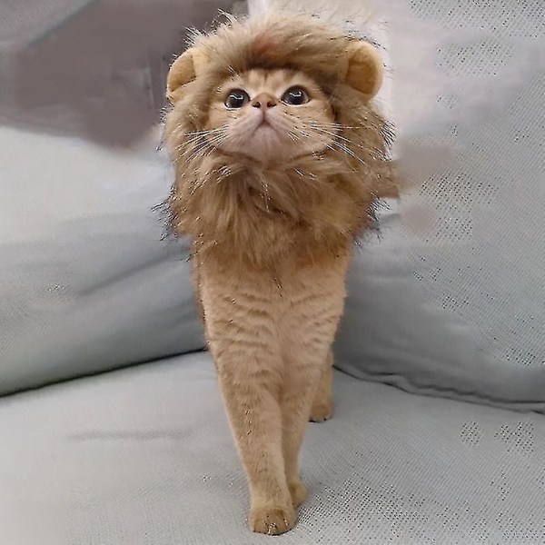 Lion's Mane Cat Costume - Halloween Specialm, 32cm