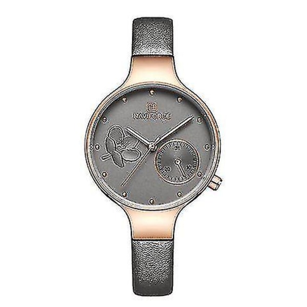 Watches women's multifunctional quartz belt watch gray