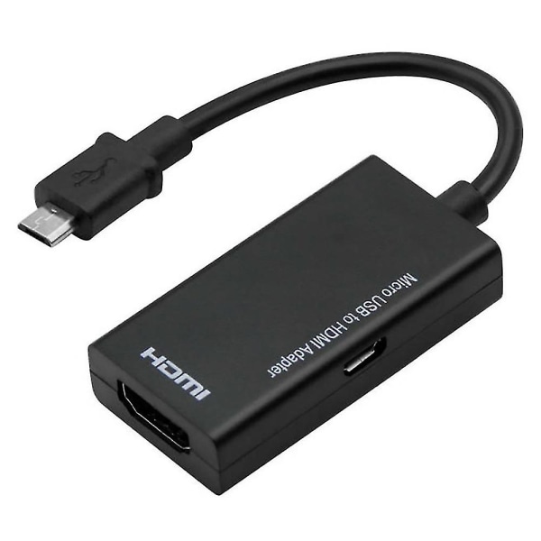 Mikro-HDMI-sovitinmuunninkaapeli puhelimeen HD-televisioon mikro USB -hdmi-naaras