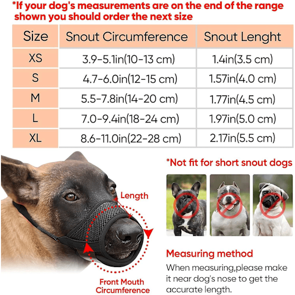 Hundemundkurv, blød nylon mundkurv mod bid, gøen og tygning, luftgennemtrængelig drikkelig justerbar løkke kæledyrs mundkurv - xs - rød