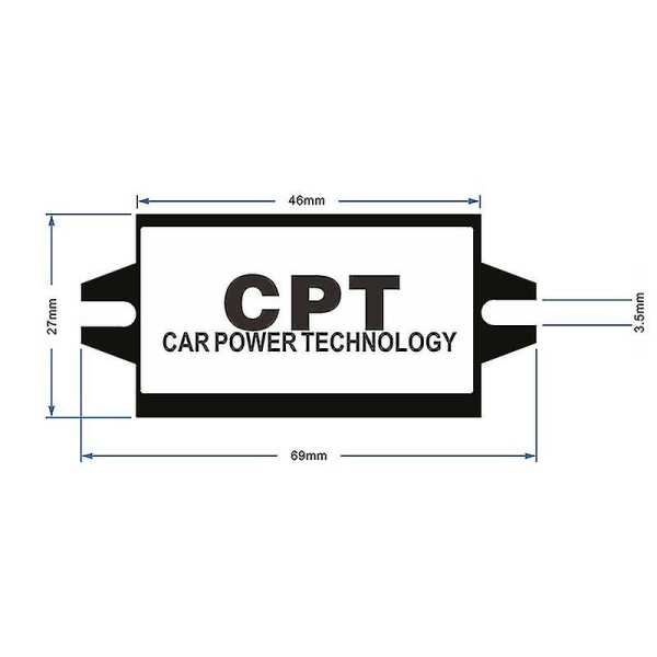 DC-DC-omvandlarmodul 12V till 5V USB-utgångsströmadapter 3A 15W HFMQV