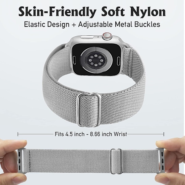 Passer til Apple iwatch10 urrem Japansk spænde nylon flettet appleS9 Ultra2 sportsurrem 38/40/41/42mm