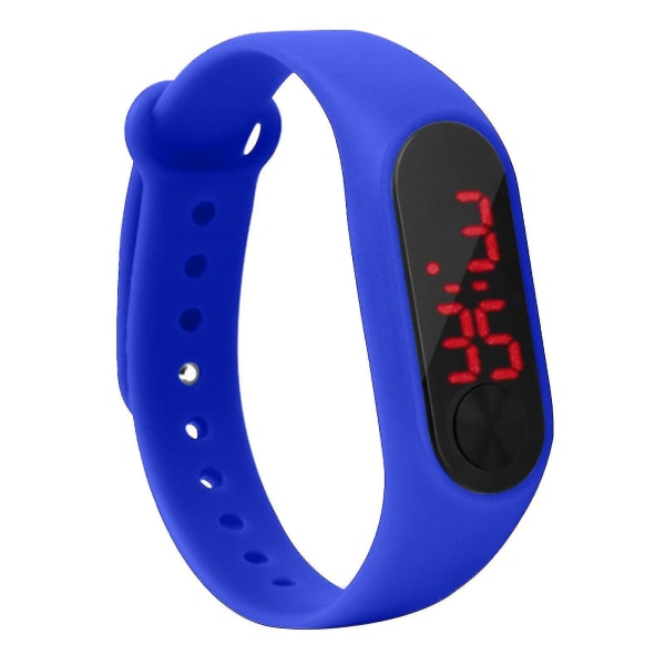 Silicone Strap Digital Sport Watch For Unisex