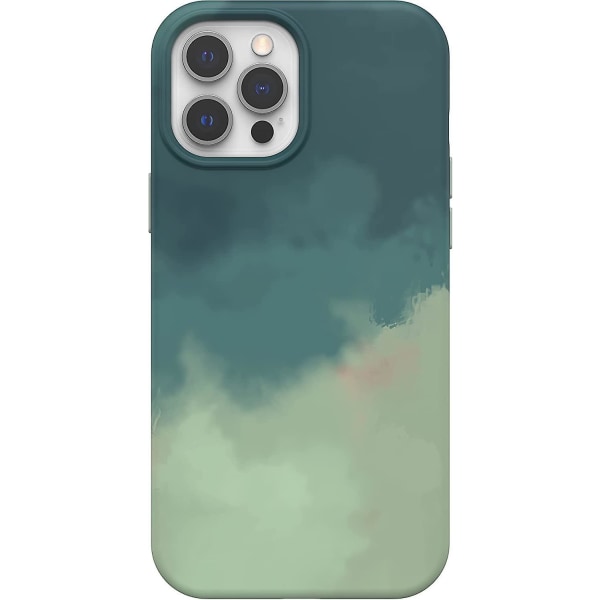 - Ultratunt case till Iphone 12 Pro Max (endast) - Tillverkat för Apple Magsafe, konstnärligt skyddande phone case med mjukt material för komfort