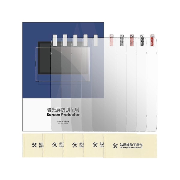 5 stk/pakke 9,1 tommer skærmbeskytter til Photon Mono X 6ks 3d printer tilbehør 3d printer dele (gennemsigtig)
