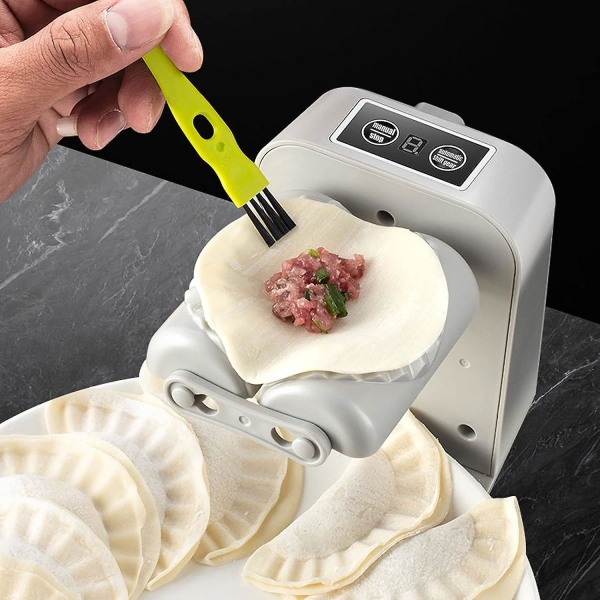 Elektrisk Dumplingmaskin, Automatisk Dumplingtillverkare, USB Laddningsbar Dumplingform Med 2 Växlar, Tvättsbar Stor Empanada Ravioli Dumplingpress