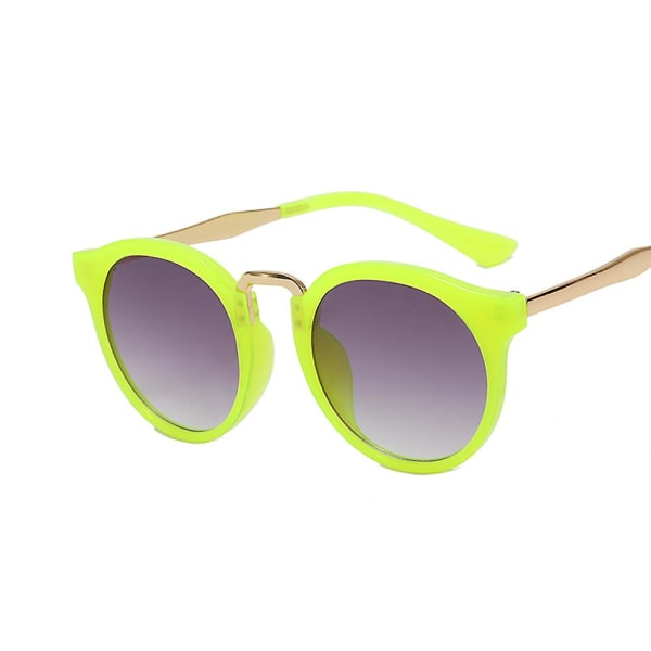 Barnsolglasögon, Baby med näsdyna av metall, Runda solglasögon, Barnsolglasögon blå, rosa, Uv400 skyddsglasögon för resor Skidåkning Shoppa