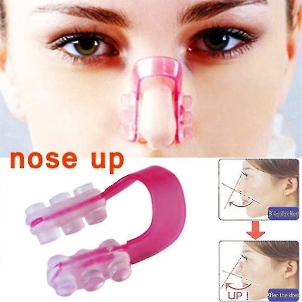 Kvinner U-formet neseklemme Nesebro Booster Nesekorrektor Smal nese
