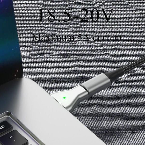 USB C Adapter Typ C till Magsafe 2 Adapter För Macbook Charger Converter (en one size，Bildfärg）