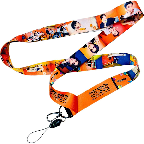 Bangtan Boys Butter Permission To Dance Lanyard ID-kort Badge Holder Gave til Army