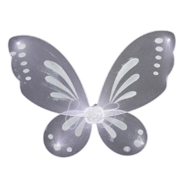 Fairy Genie Wings -asu toddler Perhosen muotoiset siivet kuminauhalla tytöille Halloween Solid/värikäs 47*57cm Uusi (A)