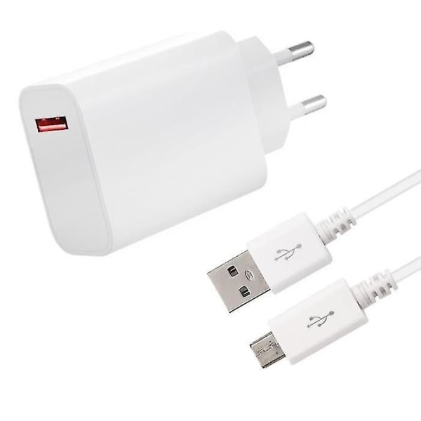 USB2 33W power + USB kabel för Nokia 5.1 5.5"/Nokia 2.1 5.5"/Nokia 3.1 2018 5.2" - White