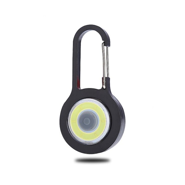 Svarta clip-on hundlampor Set med 4 hängande hundlampor med USB uppladdningsbart glödande hundhalsband Vattentät LED-nödficklampa