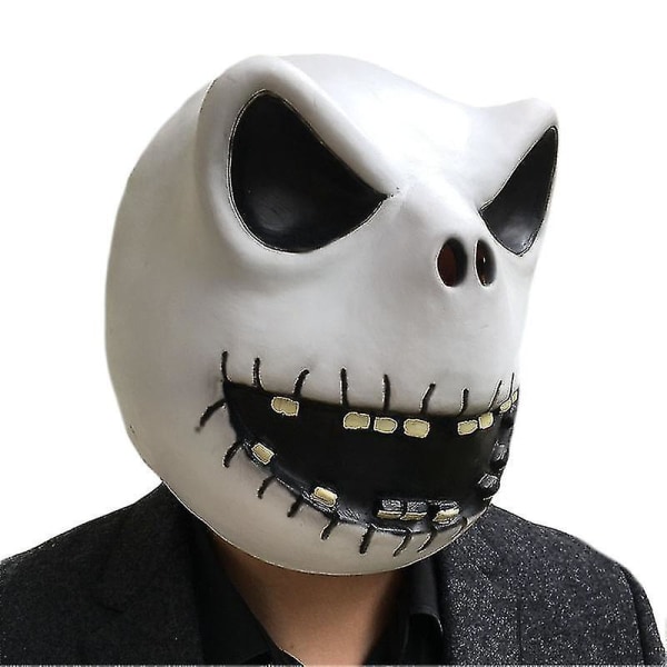 The Nightmare Before Christmas Jack Latex Mask Cosplay Prop (Åben Mund)