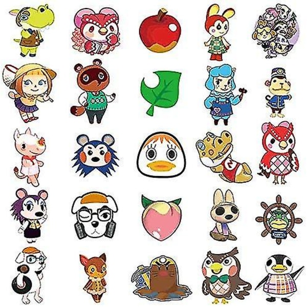 Animal Crossing Stickers Dekaler, 100 populära Animal Crossing New Horizons Game Stickers Laptop Vattenflaska Stickers, Vattentät Vinyl Stickers