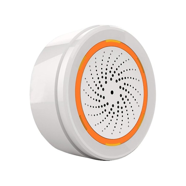 Hetaste trådlösa sirenlarm Ljudljussensor Batteri Inbyggd Zigbee-sensor Temperatur Luftfuktighetslarm Sirener Smart Home