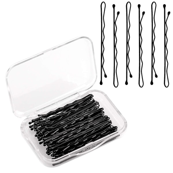 200pcs Hair Pins Kit Hair Clips Secure Hold Bobby Pins Hair Clips For Women Girls And Hairdressing Salon(black)