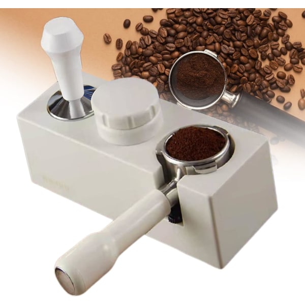 Kværnkaffefordeler, kaffefordelerværktøj, justerbar højde, kortslotdesign, stærk og robust, jævnt presset pulver, kaffebartilskud
