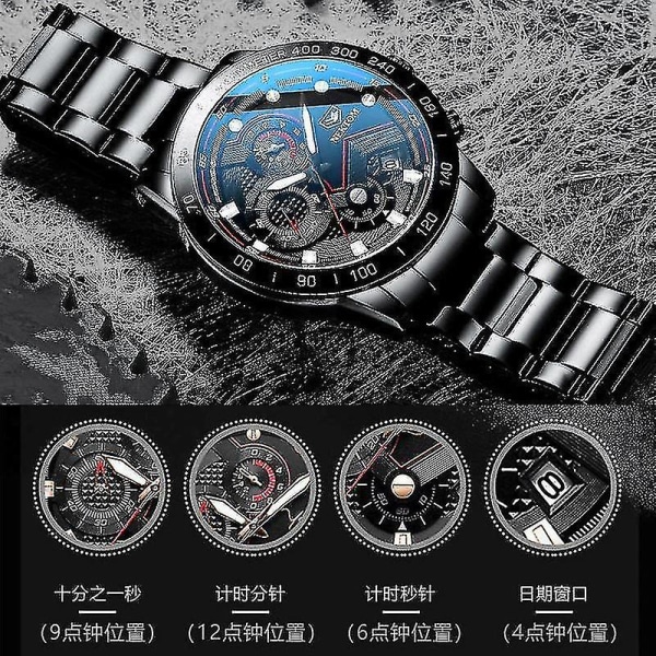 Waterproof Luxury Watches Wristwatch Quartz Watch