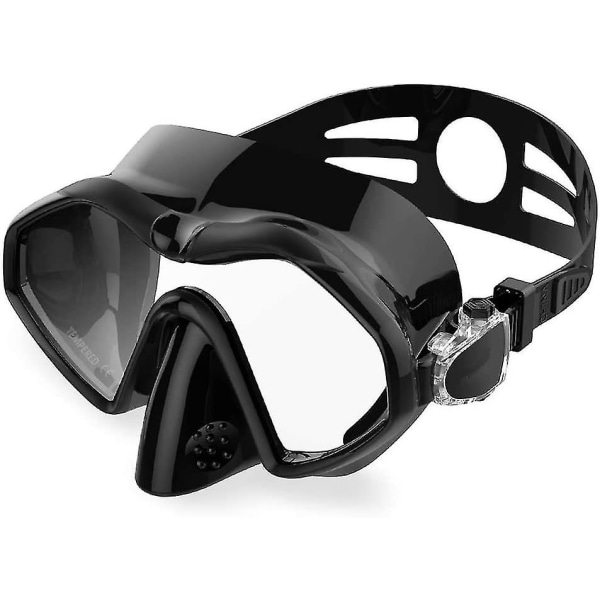 Dykkerbriller for voksne, Anti-dugg dykkermaske, Snorkelbriller, UV-beskyttelse svømmebriller A